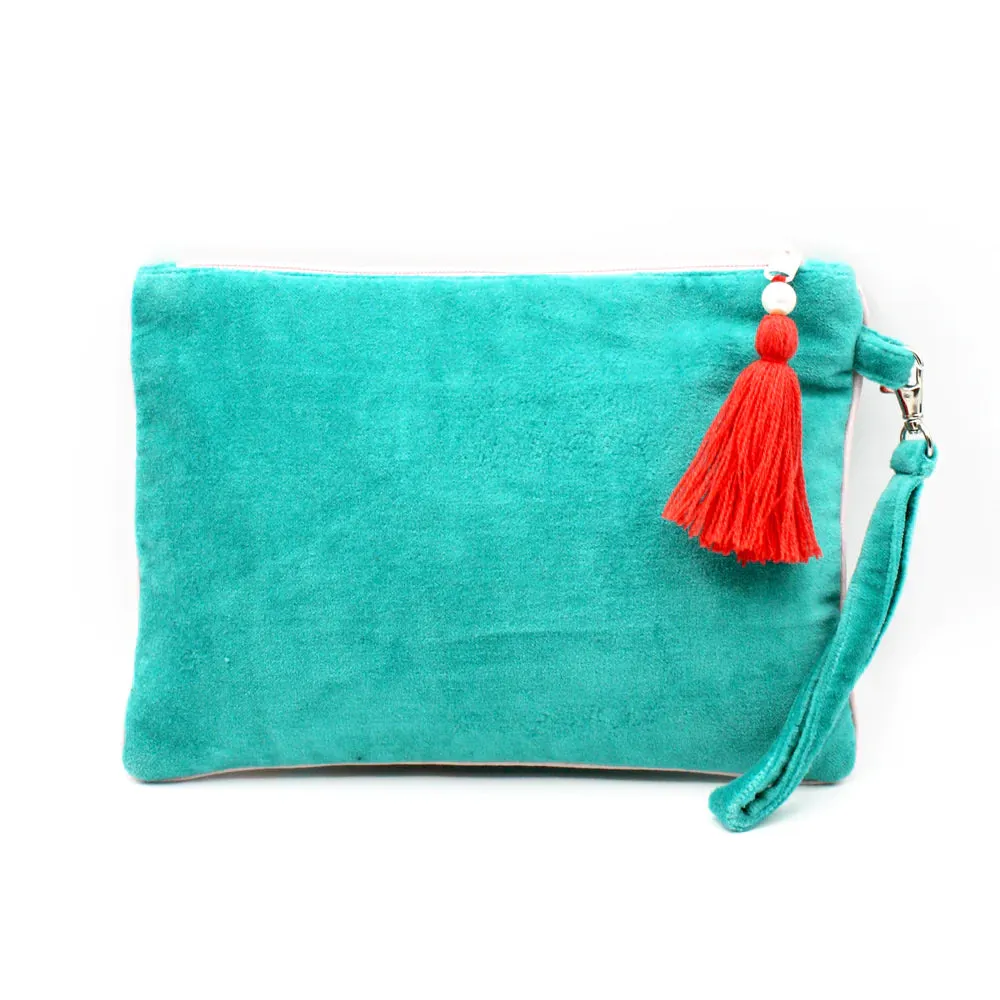 Coral Fish/Seahorse Clutch Bag-house ot disaster