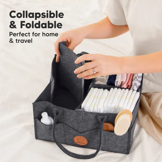 Diaper Caddy Organizer - Mystic Grey