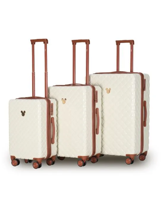 Disney - DIS323-3B Mickey Mouse Set of 3 Spinner cases - Ivory/Tan