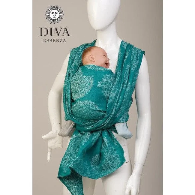 Diva Milano - Diva Enssenza Woven Wrap - Smeraldo Bamboo/Cotton