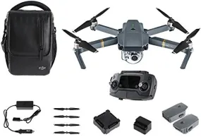 DJI - Mavic Pro Combo - Quadcopter Drone with Camera,Grey