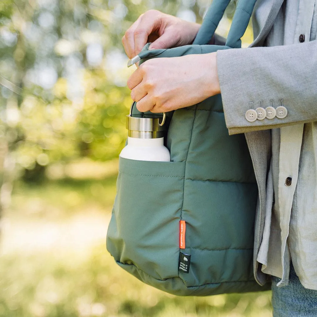 Done by Deer Quilted Changing Tote Bag - Green