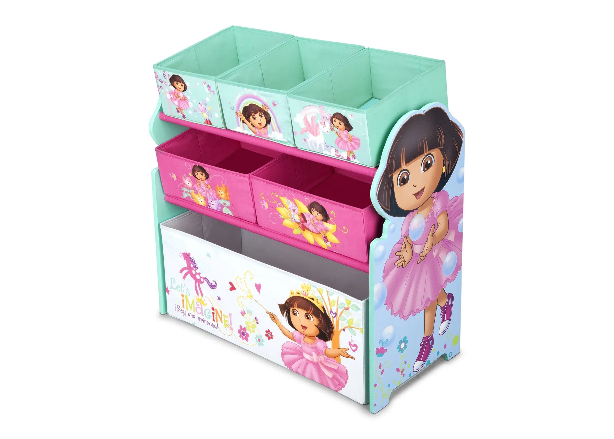 Dora Multi-Bin Toy Organizer