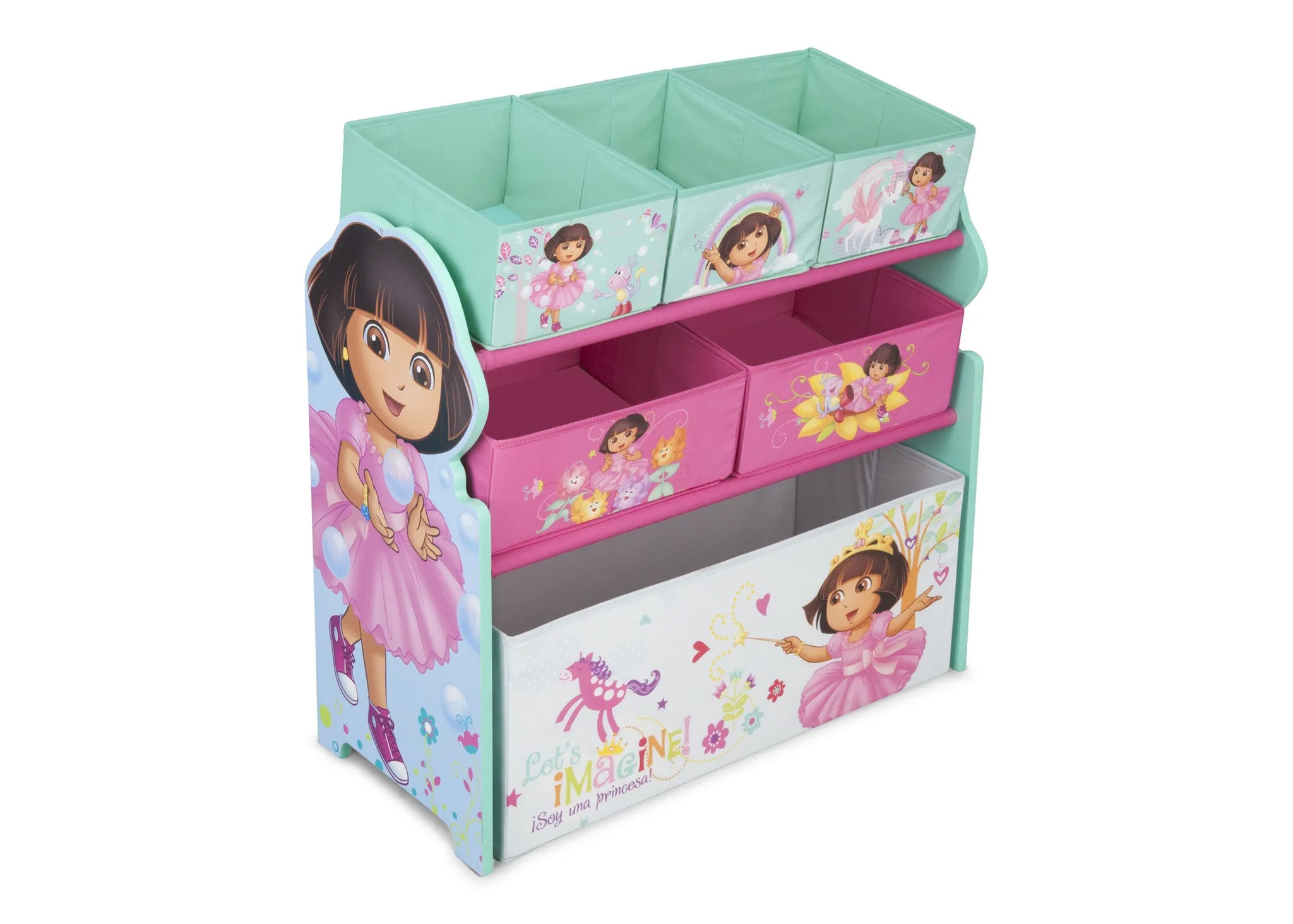 Dora Multi-Bin Toy Organizer