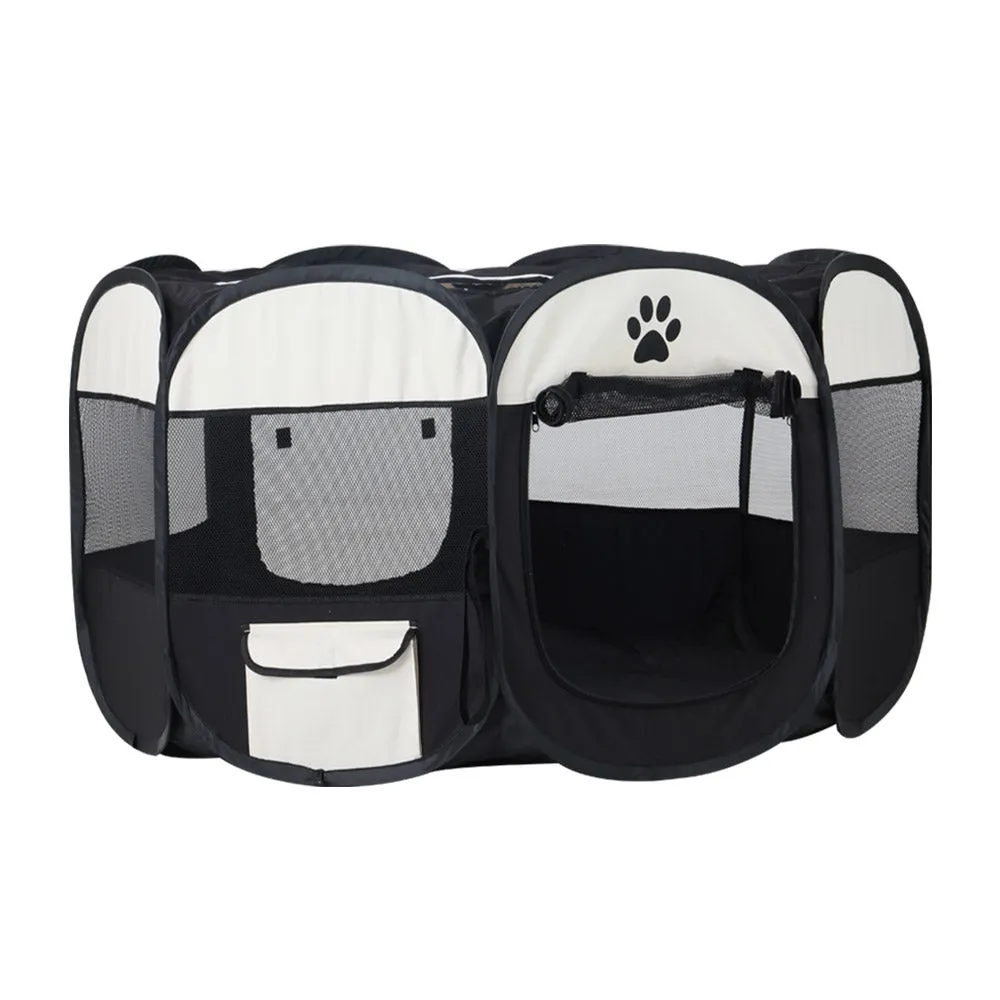 Durable XL Pet Playpen Tent w/ Roof, Zippers - i.Pet