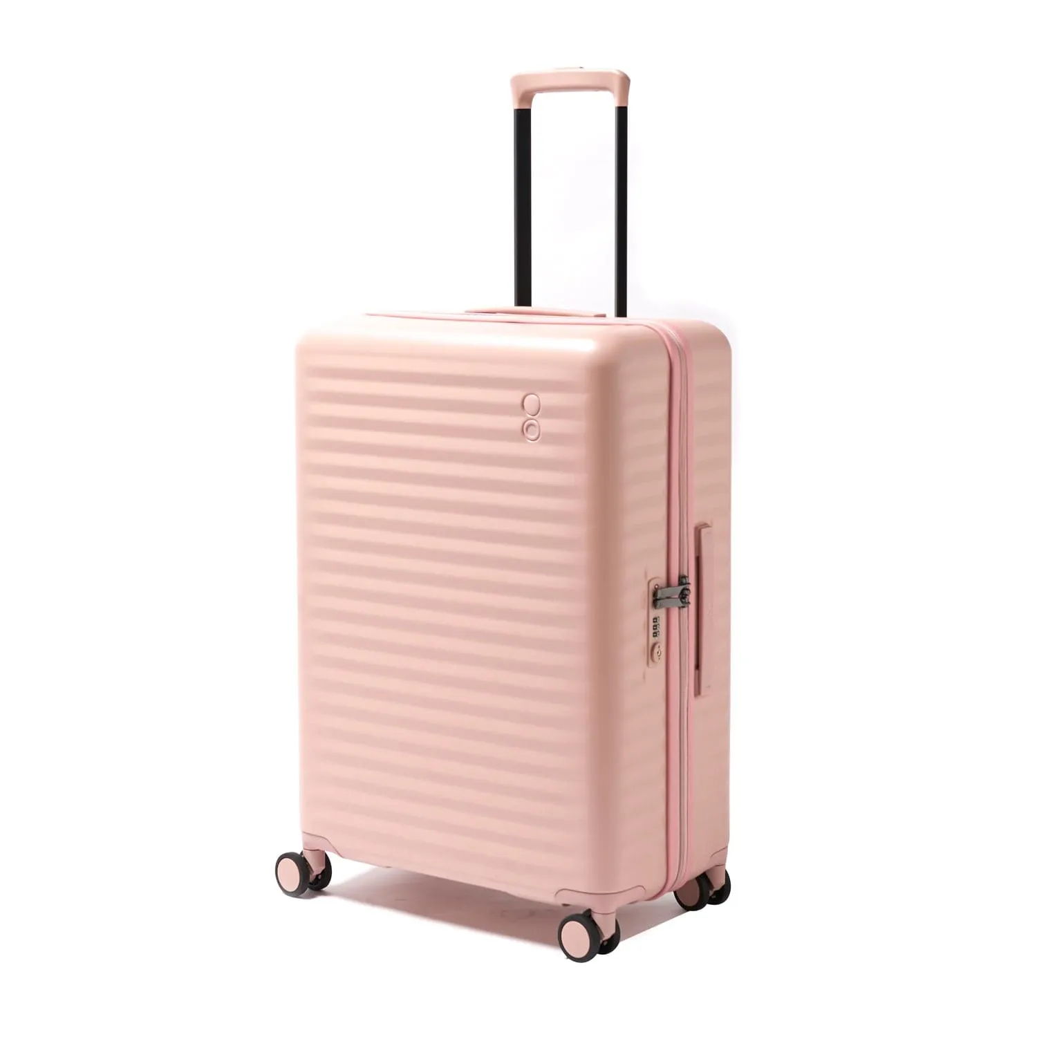 Echolac Celestra 65cm Hardcase Non-Expandable 4 Double Wheel Check-In Luggage Trolley Pink - PC183 24 WOE Pink