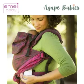 Emeibaby Wrap Conversion Toddler  Carrier - Full Baali Zyklame Dark