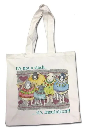 Emma Ball - Cotton Canvas Bag - It's not a Stash, it's Insulation!