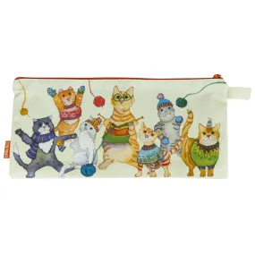 Emma Ball - Long Project Bag - Kittens in Mittens