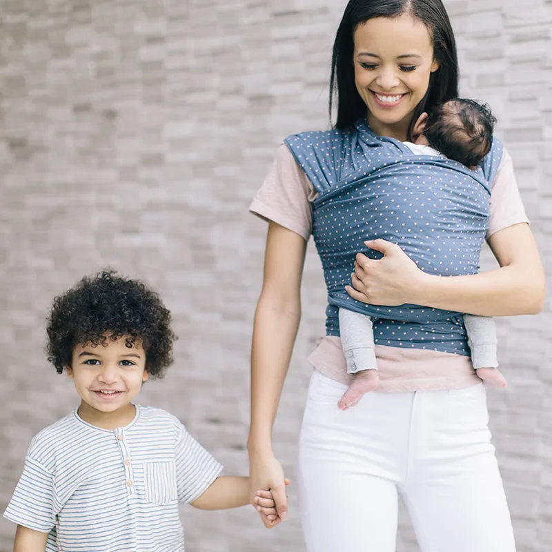 Ergobaby Lightweight Aura Stretchy Wrap - Coral Dots