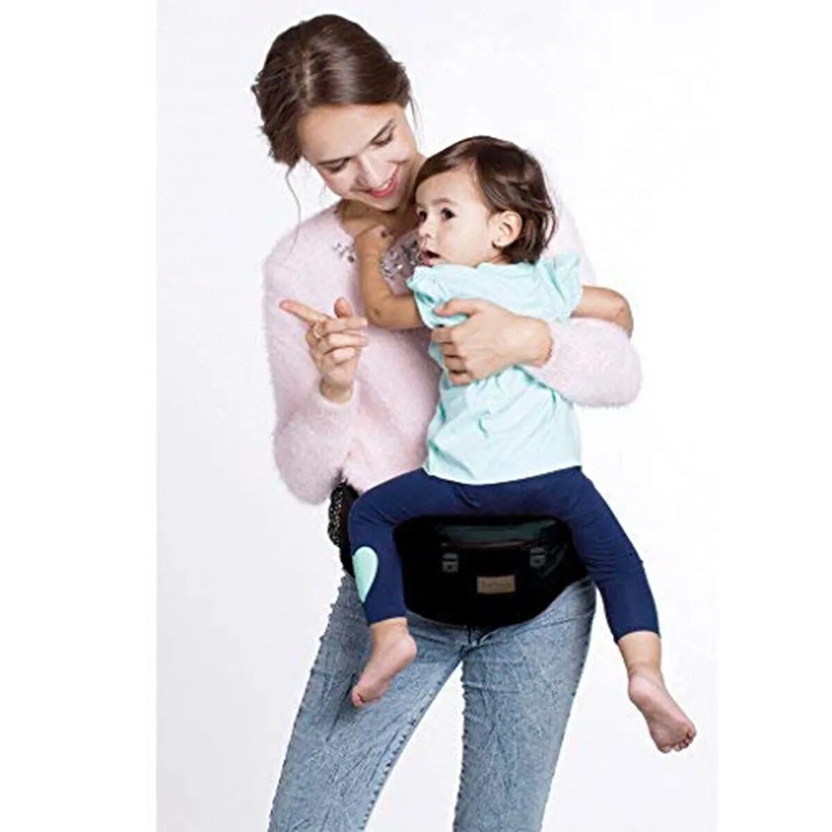 Ergonomic Baby Carrier Backpack with Hip Seat Front and Back for Women and Men