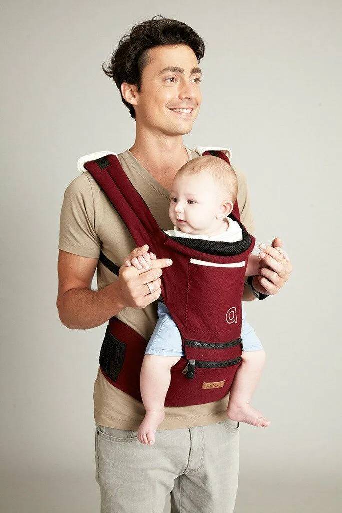 Ergonomic Baby Carrier Backpack with Hip Seat Front and Back for Women and Men