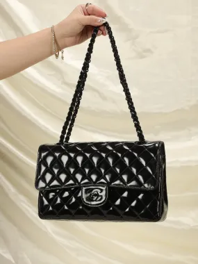 Extremely Rare CL Patent All Black Flap Bag