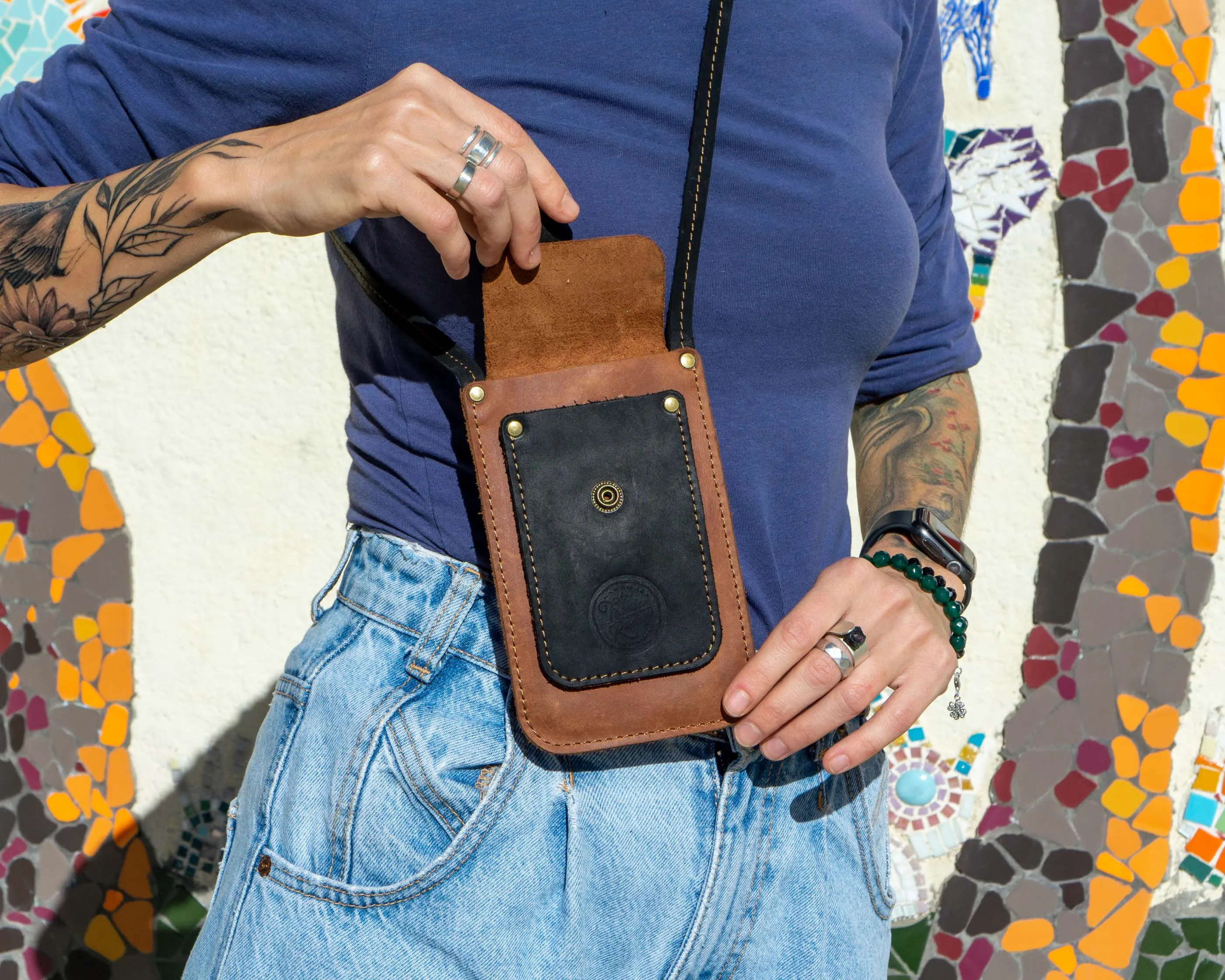 Festival Phone Bag | Crossbody iPhone Bag, Leather Bag Pouch