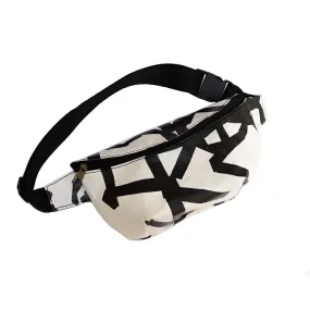 Festival Waist Bag - White Confetti