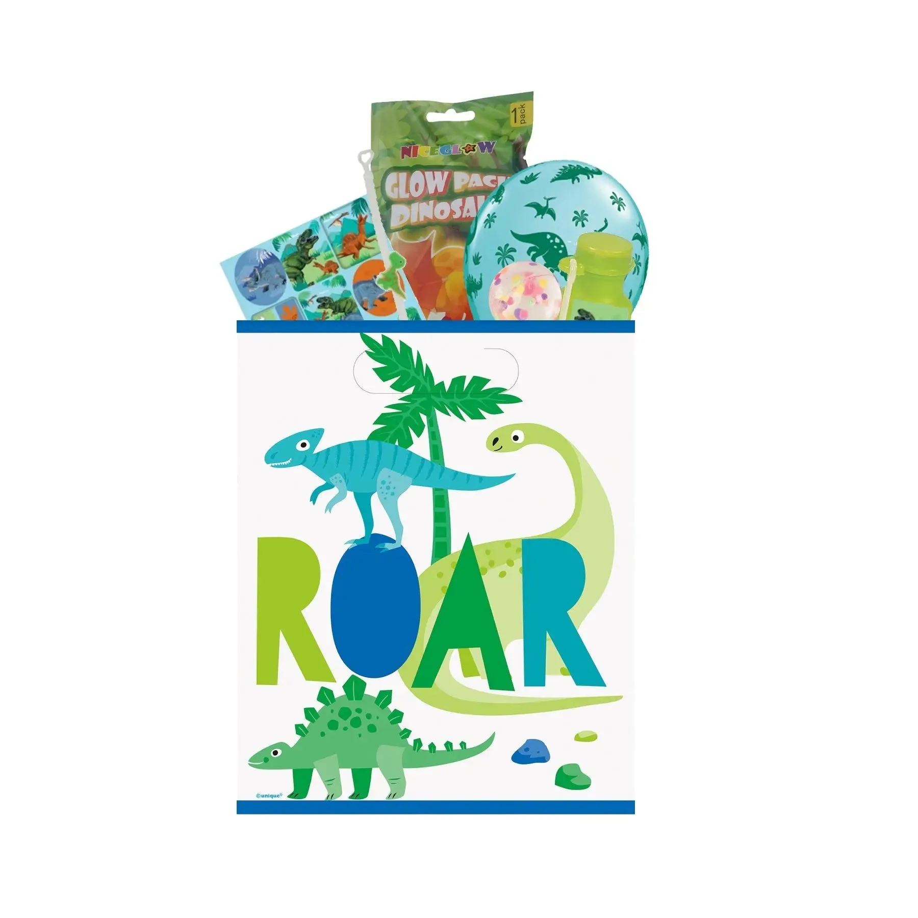 Filled Dinosaur Party Bag