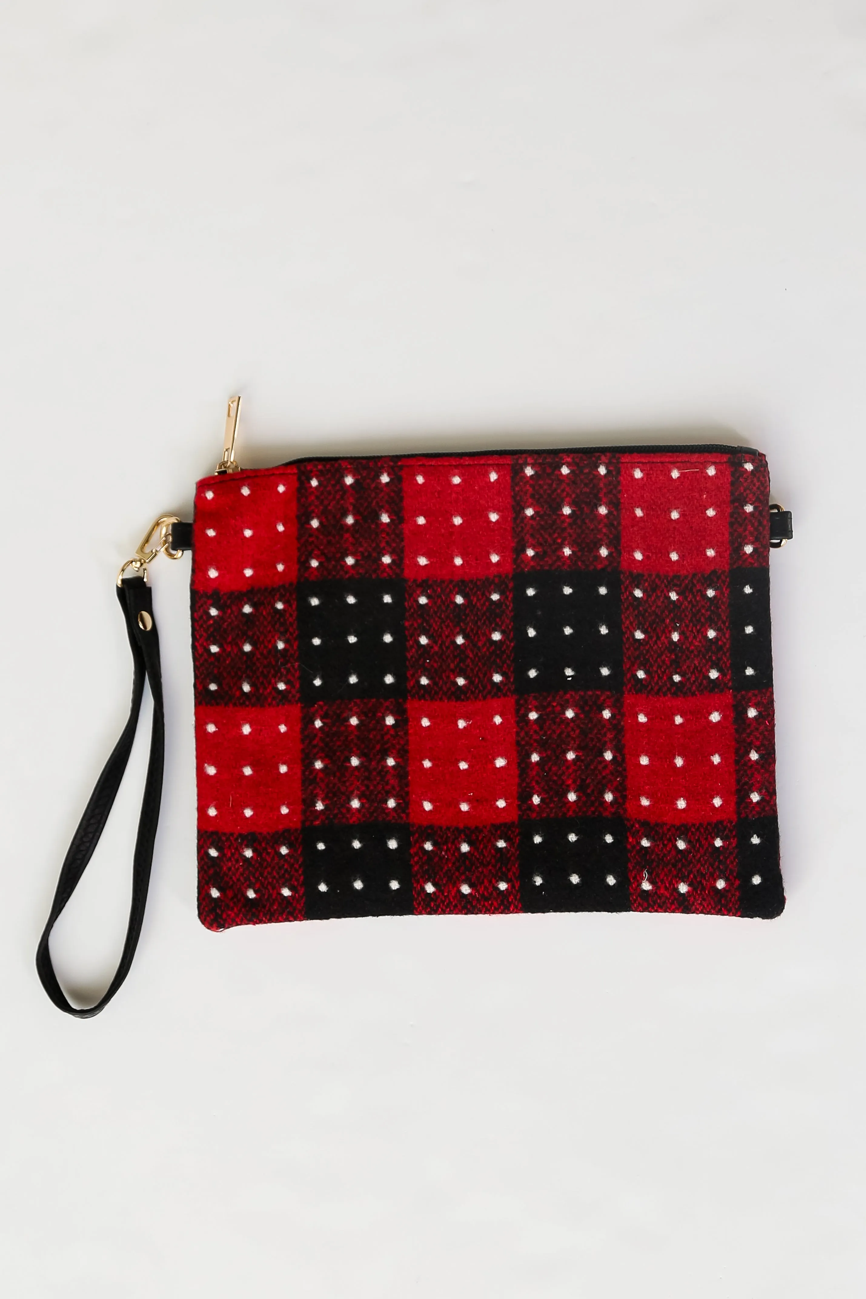 FINAL SALE - All The Feels Red Plaid Crossbody Bag - DOORBUSTER