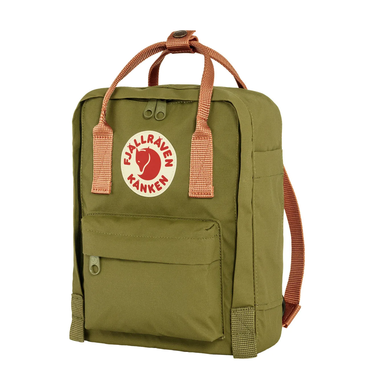 Fjallraven Kanken Mini Backpack Foliage Green / Peach Sand