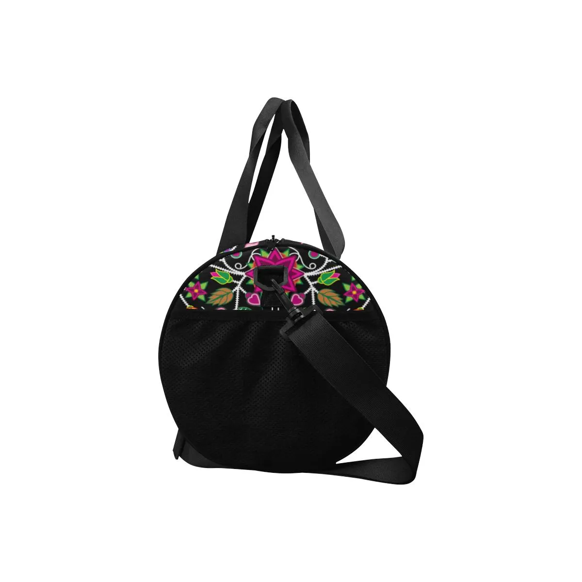 Floral Beadwork Duffle Bag