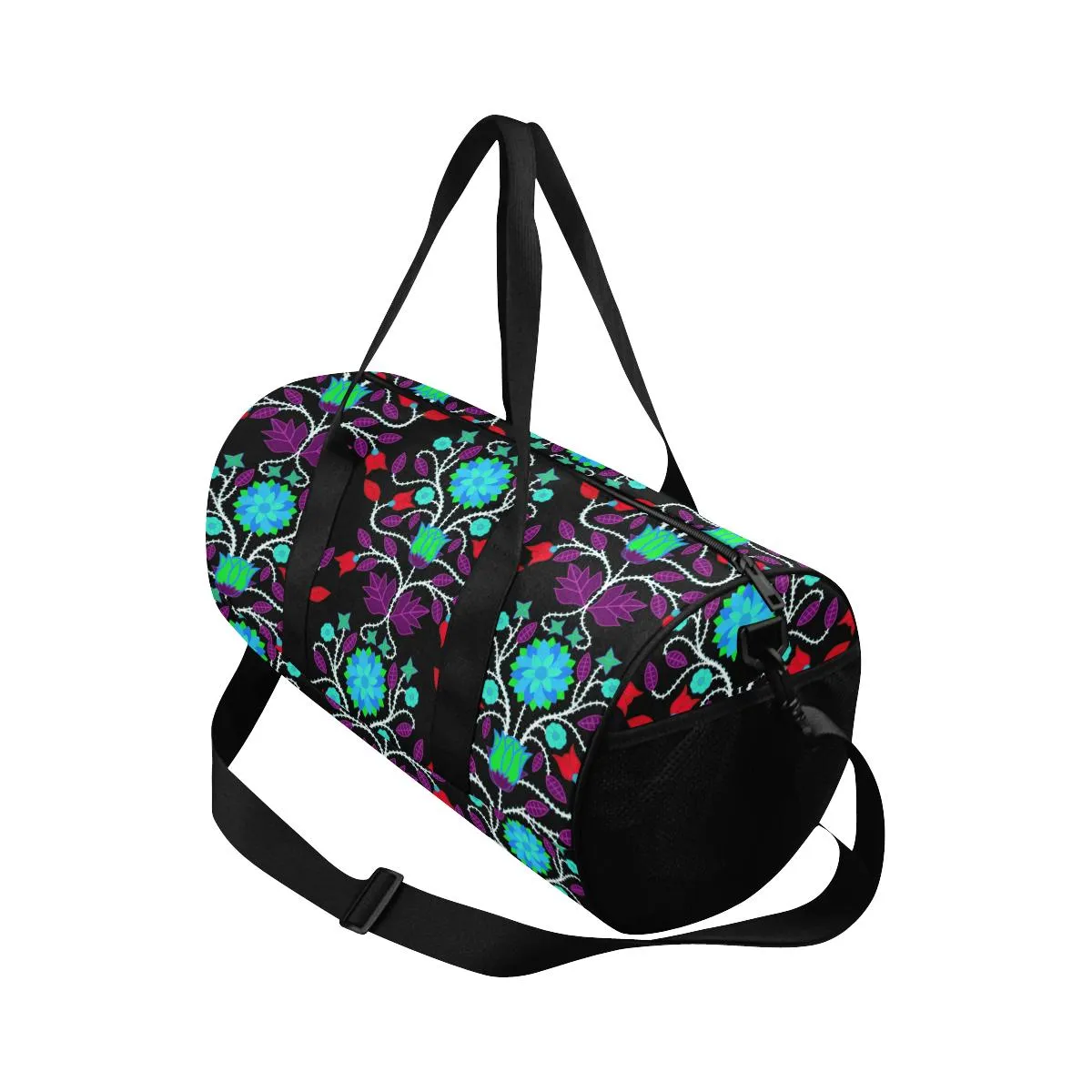 Floral Beadwork Four Clans Winter Duffle Bag