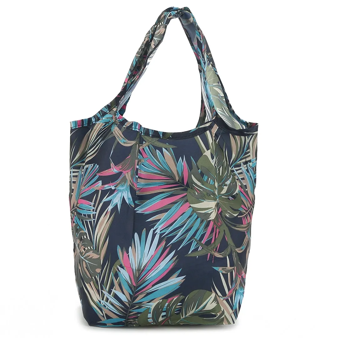 Foldable Bag Joy Monstera Navy