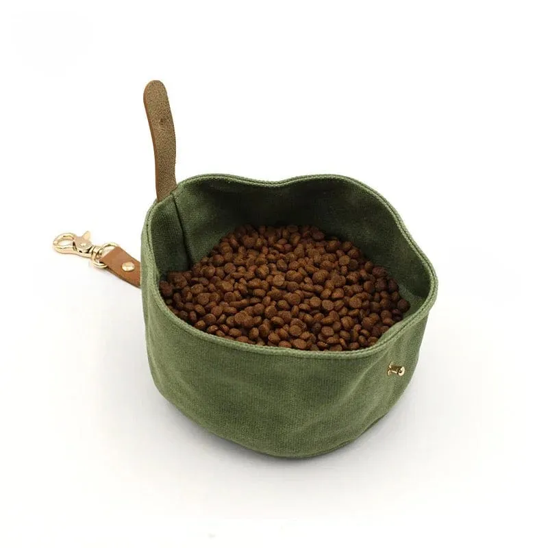 Foldable Travel Dog Bowl