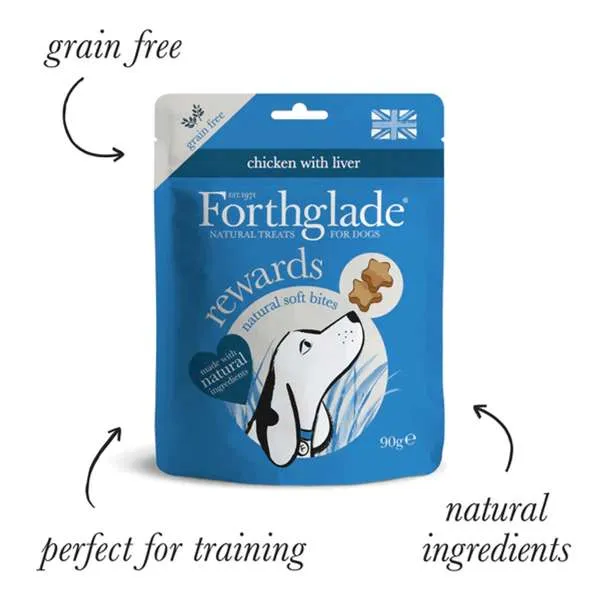 Forthglade Functional Natural Training Soft Bite Treat 90g - Case of 8