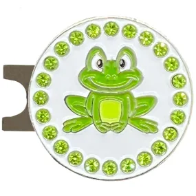 Frog Golf Ball Marker Hat Clip