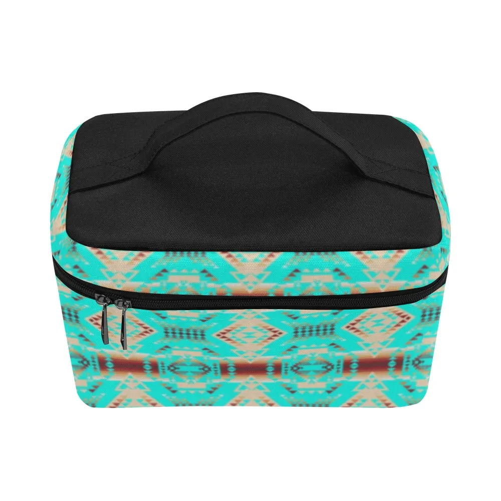 Gathering Earth Turquoise Cosmetic Bag/Large