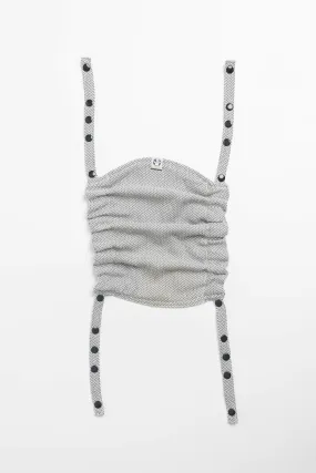 Grey Baby Carrier Hood by LennyLamb