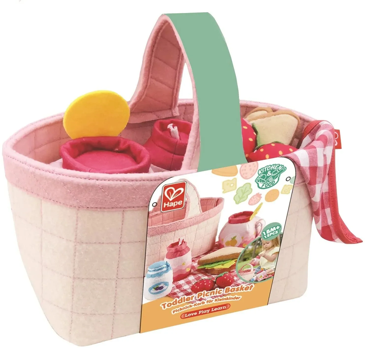 Hape Toddler Picnic Basket