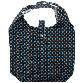 Heavy Duty Polka Dot Shopping Bag in Pocket Pouch