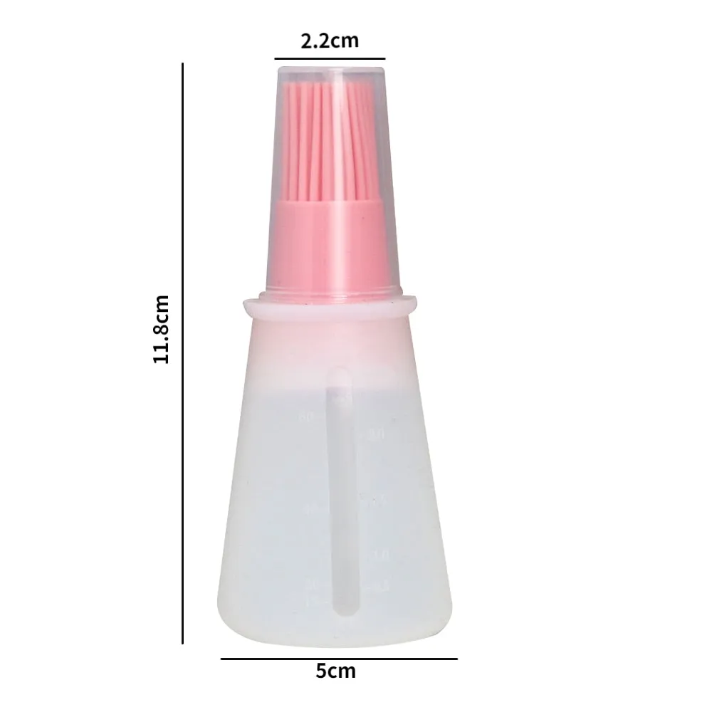 High Temperature Resistant Silicone Bottle Barbecue Brush Oil Tool