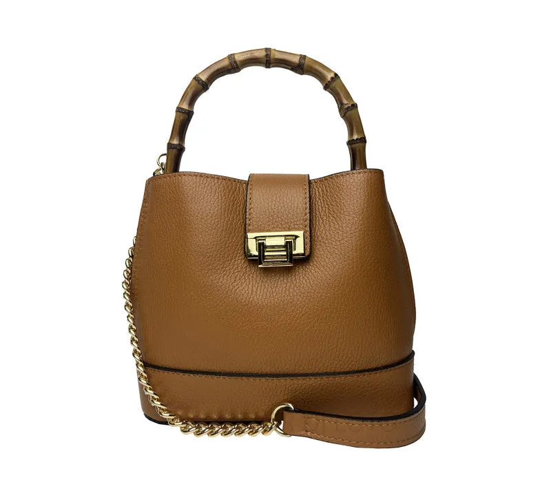 Italian Leather Handbag-Dionisia ShoulderStrap