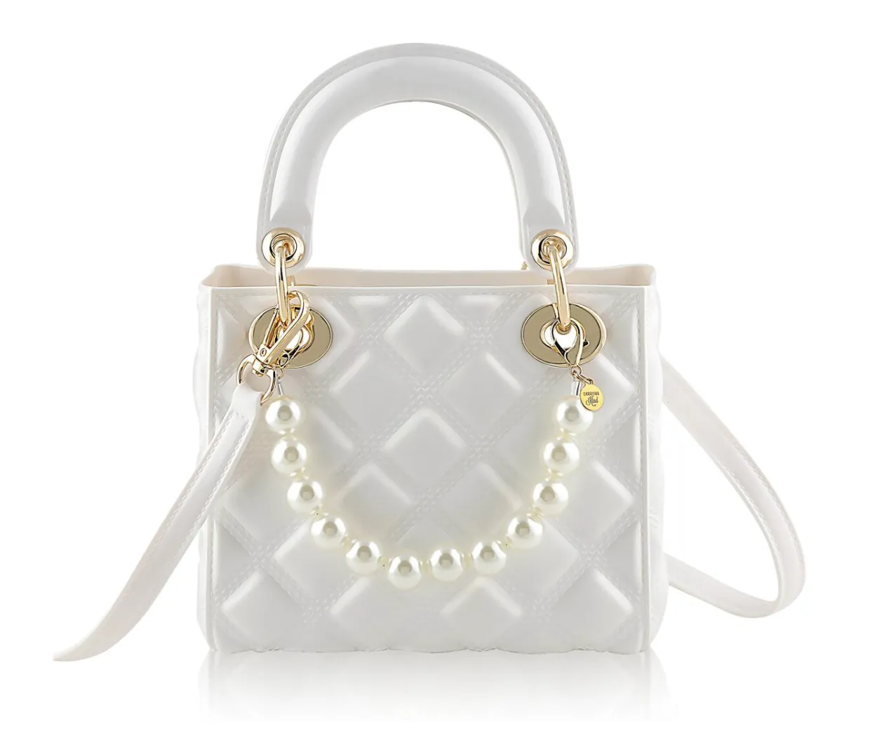 Ivory Quilted Bag