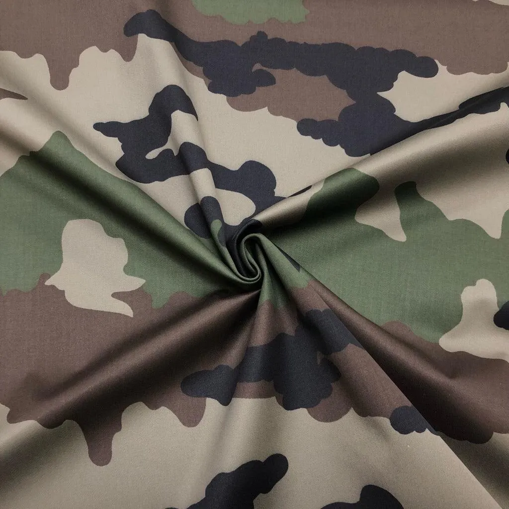 Jungle Camouflage Waterproof Fabric