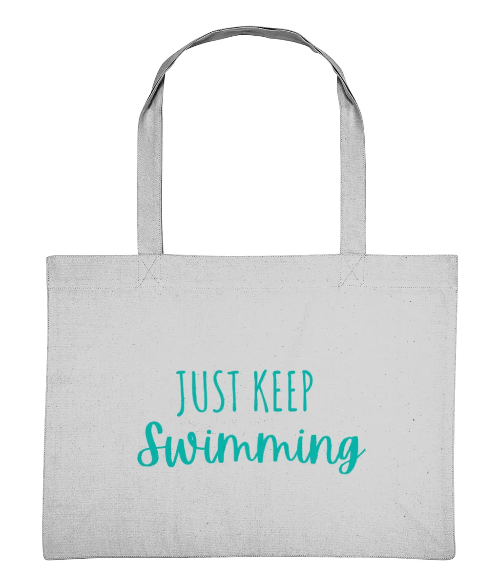 Just Keep Swimming Recycled Cotton Shopping Bag