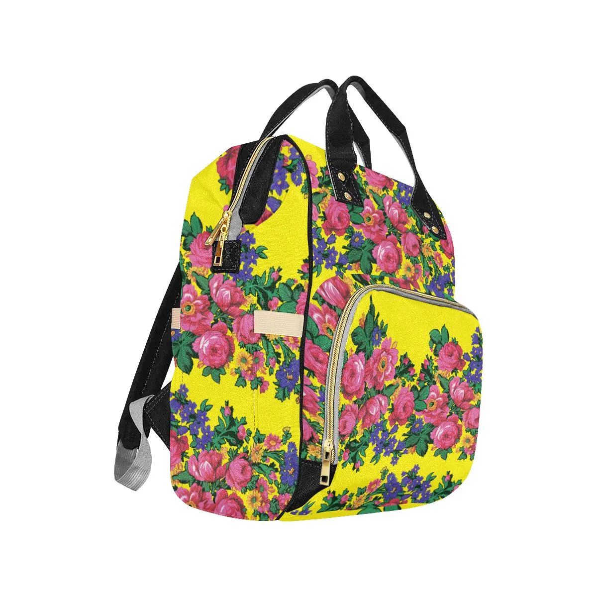 Kokum's Revenge-Yellow Multi-Function Diaper Backpack