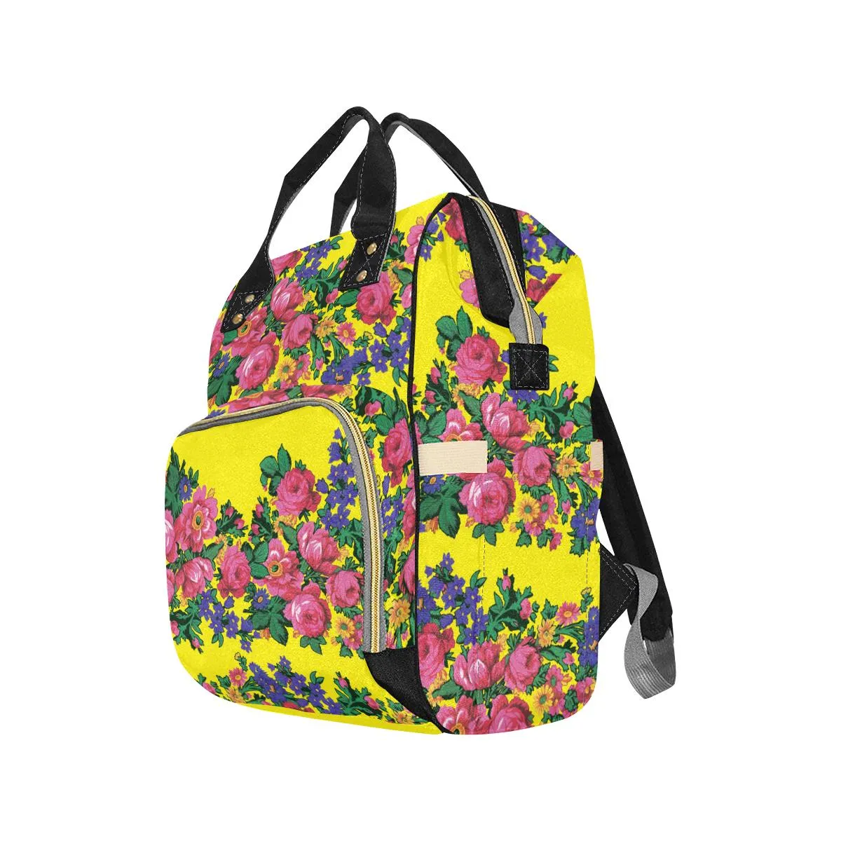 Kokum's Revenge-Yellow Multi-Function Diaper Backpack