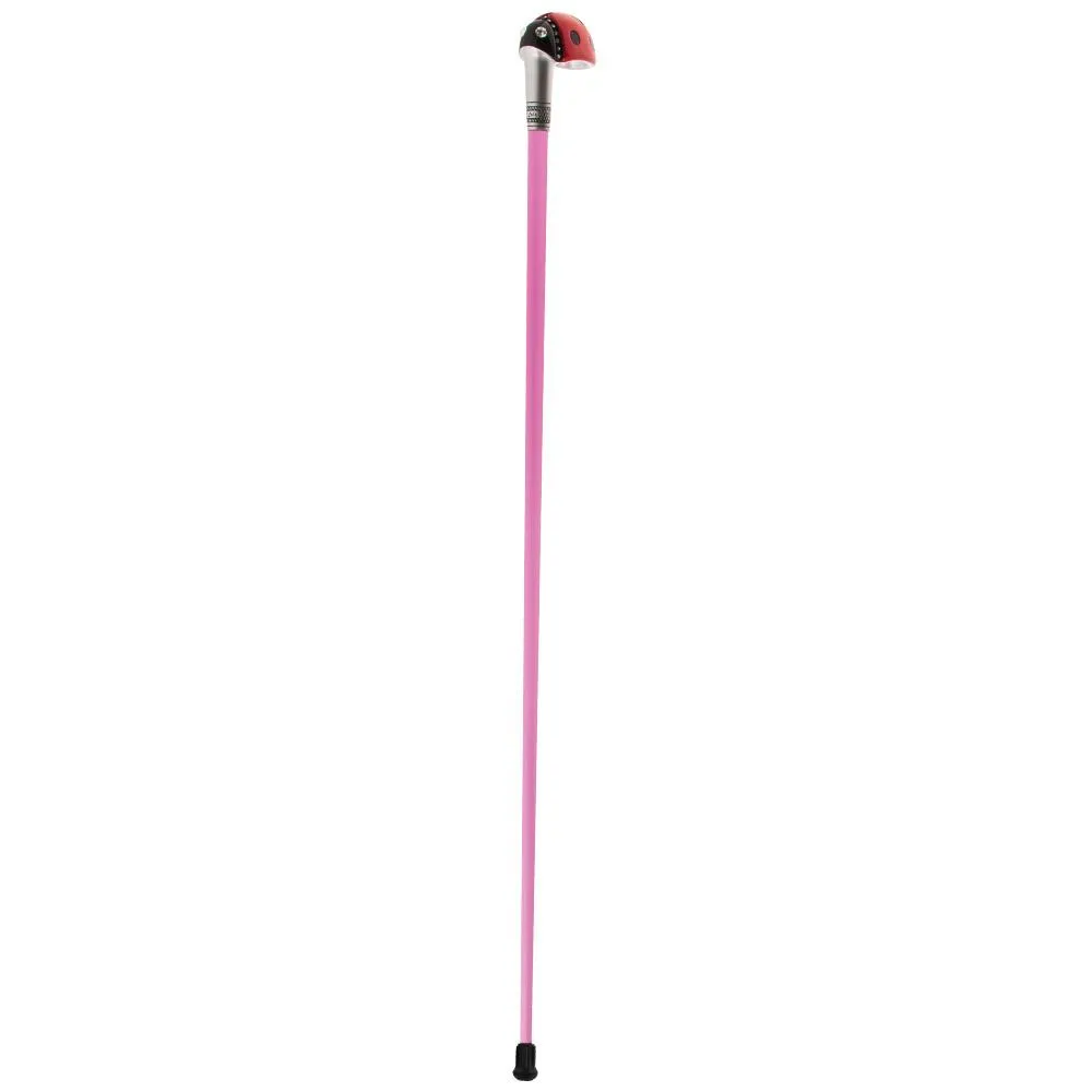 Lady Bug Lola Signature Carbon Fiber Walking Cane - 1 Pink Shaft