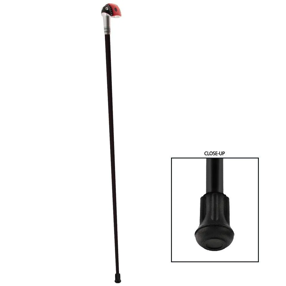 Lady Bug Lola Signature - Choose 1 Shaft - Carbon Fiber Walking Cane