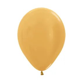 Latex Balloon Pack - Metallic Gold, 11" | 100 ct.