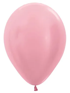 Latex Balloon Pack - Pearl Pink, 11" | 100 ct.