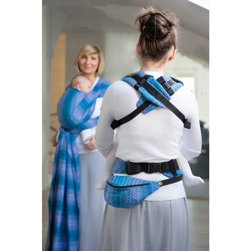 Lenny Lamb Ergonomic Carrier (BABY) - Little Love Ocean (Second Generation)