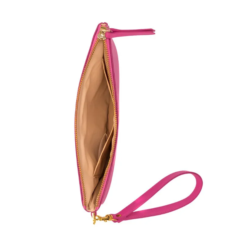 Light Pink Tobacco Bay Clutch Bag