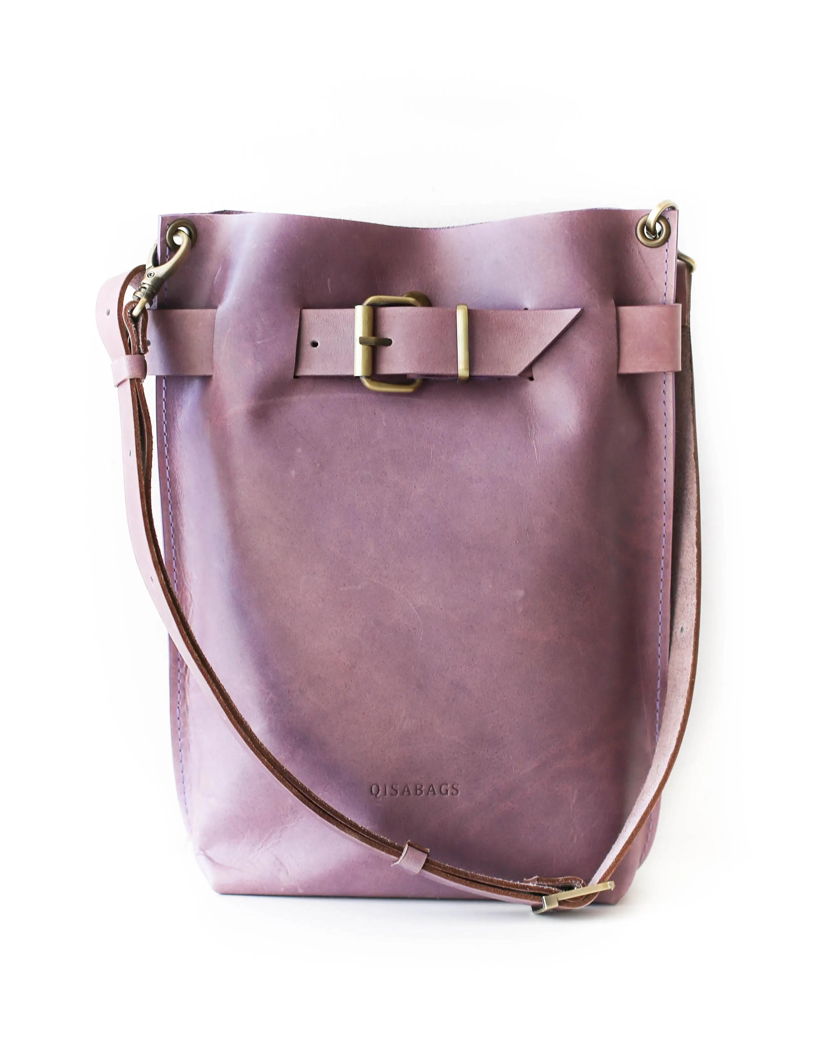 Lilac Leather Bag