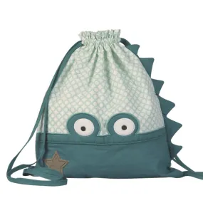 Little Crevette Fabric Back Pack Crocodile