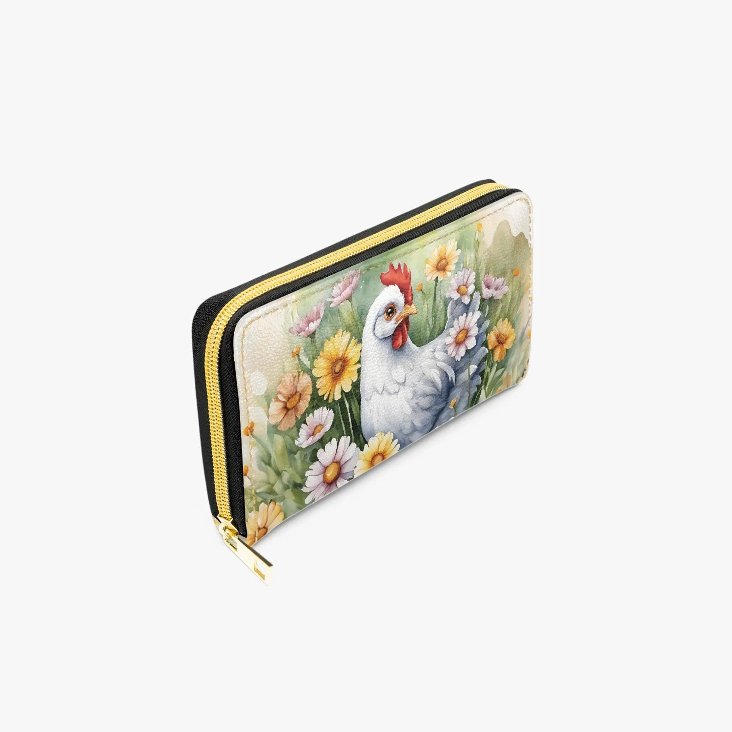 Long Type Zipper Purse - Chicken