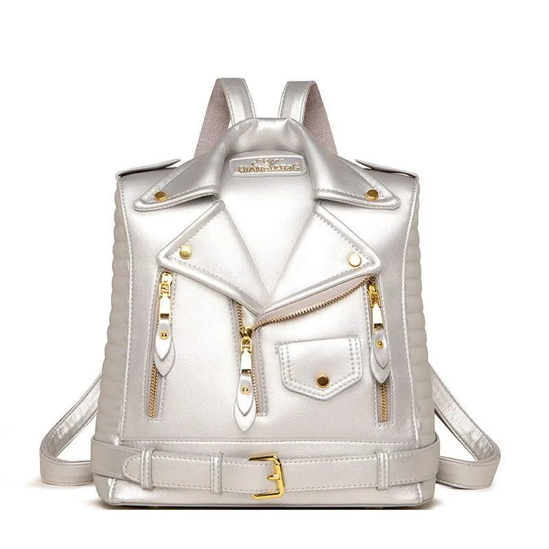 LovelyRLovely Leather Jacket Backpack