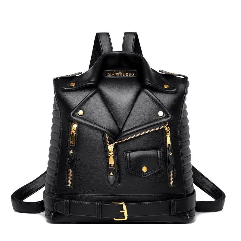 LovelyRLovely Leather Jacket Backpack